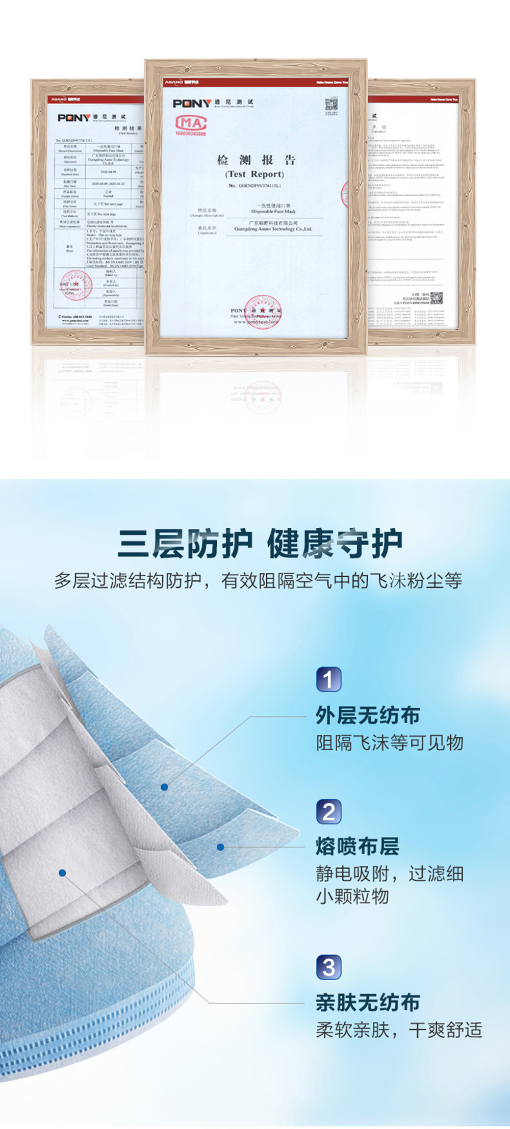 一次性防护口罩